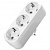 Разветвитель UNIVersal, 3-местный, 16А, с заземлением, белый