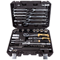 Набор торцевых головок и ключей Startul Pro Dakar, 82 предмет, 1/4", 1/2" цены в Воронеже