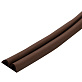 Уплотнитель для окон и дверей Sila Remontix, D-профиль, 9мм х 6м, самоклеящийся, коричневый