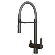 Смеситель для кухни MLSS-0401BL, с фильтром для питьевой воды, черный цены в Воронеже