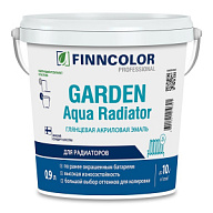 Эмаль акриловая Finncolor Garden Aqua Radiator для радиаторов белая, глянец, база С, 0,9л. цены в Воронеже