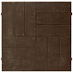 Плитка полимерпесчаная Кирпичи, 500х500х30мм, коричневая