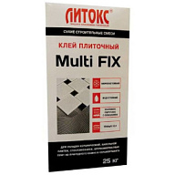 Клей для плитки Multi Fix Литокс, 25 кг цены в Воронеже