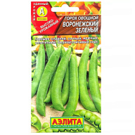 Семена Аэлита, Горох овощной Воронежский, зеленый цены в Воронеже