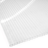 Поликарбонат SafPlast, 4 х 6000 х 2100мм, бесцветный, (кратно 3м) цены в Воронеже