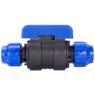 Кран шаровый ПНД, ДУ20 х ДУ20, компрессионный цены в Воронеже