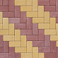 Плитка тротуарная прессованная "Брусчатка" желтая, 60х100х200мм, (12.96м2/648шт/уп) фото №9