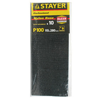 Сетка шлифовальная Stayer, 115х280мм, Р100, 10шт/упак цены в Воронеже