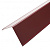 Угол наружный, 50 х 50 х 2000мм, RAL 3005 красное вино