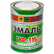 Эмаль ПФ-115 Палитра, черный, 0.9кг цены в Воронеже