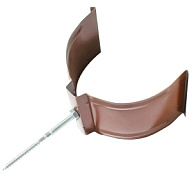 Держатель трубы водосточной d-90, RAL 8017 коричневый цены в Воронеже