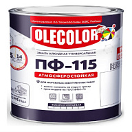 Эмаль ПФ-115 Olecolor, белая, 1.9кг цены в Воронеже