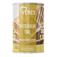 Масло по дереву Veres Interior Oil, для внутренних и наружных работ, дуб, 0.85л. цены в Воронеже