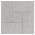 Плитка тротуарная "4 доски" 300х300мм, серая