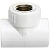 Тройник полипропиленовый Valfex, комбинированный 25 х 1/2" г, белый