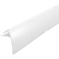 F-профиль ПВХ, закрывающий, внешний, 25 х 48 х 3000мм, белый цены в Воронеже