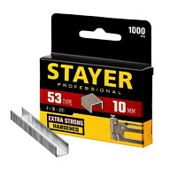 Скобы закаленные Stayer, тип 53, 10мм, 1000шт/упак цены в Воронеже