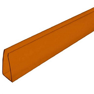 Профиль торцевой UP, 8 х 2100мм, терракотовый цены в Воронеже