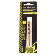 Сверло по металлу Hanskonner, с кобальтом, 7.0х109мм цены в Воронеже