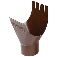 Воронка водосточная выпускная d125/90, RAL 8017 коричневый цены в Воронеже