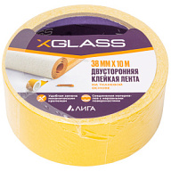Лента XGLASS, двухсторонняя, на тканевой основе, 38ммх10м цены в Воронеже