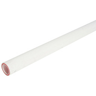 Труба полипропиленовая Valfex SDR-7.4 PN20, с армированием стекловолокном 20, белый, 4 метра цены в Воронеже