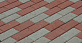 Плитка тротуарная прессованная "Брусчатка", красный, 40х100х200мм, (19.44м2/972шт, упаковка). фото №2
