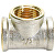 Тройник никелированный, 1/2" г-г-г