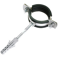 Крепление трубы к стене ДУ40, с шурупом и дюбелем цены в Воронеже