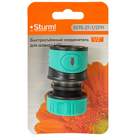 Коннекторная поливочная система Коннектор-быстроcъем Sturm! 3015-21-1/2PR, 1/2'' TPR Всё для Коннектор-быстроcъем Sturm! 3015-21-1/2PR, 1/2'' TPR цены в Воронеже