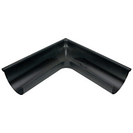 Угол желоба водосточного d-125, наружный, RAL 7024 серый графит цены в Воронеже