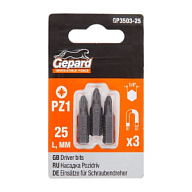 Бита Gepard PZ №1, магнитная, 25мм, 3шт цены в Воронеже