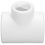Тройник полипропиленовый Valfex, переходной 32х25х32, белый