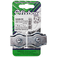 Зажим для стальных канатов Duplex, М 8, двойной, 2шт/упак. цены в Воронеже