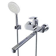 Смеситель Mixline ML21-02, для ванны, хром цены в Воронеже