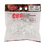 Зажим Decor для плитки, "Панда" 1.0мм, 300шт/упак цены в Воронеже