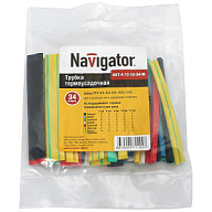 Трубка термоусадочная Navigator, для изоляции жил проводов и кабеля, 34шт/упак. цены в Воронеже