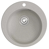 Мойка искусственный камень Комфорт Mixline, 495х200мм, круглая, серая цены в Воронеже