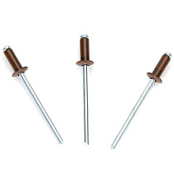 Заклепка 3.2 х 8, RAL 8017 шоколад, 100шт/упак цены в Воронеже