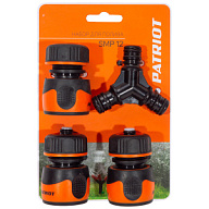Всё для Набор поливочный Patriot SMP 12, тройник + 3 фитинга 1/2" цены в Воронеже