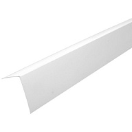Уголок ПВХ 50 х 50 х 2700мм, белый цены в Воронеже