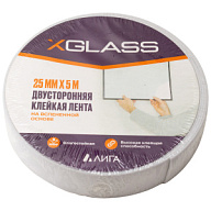 Лента XGLASS, двусторонняя, на вспененной основе, 25ммх5м цены в Воронеже
