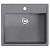 Мойка искусственный камень Комфорт Mixline, 560х500х180мм, графит
