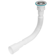 Сифон для мойки Aquant, D40/50мм, L1200мм цены в Воронеже