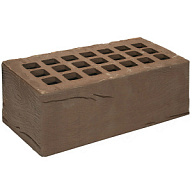 Кирпич лицевой керамический Железногорский, темно-коричневый, Дерево, 1,4НФ, М175-200, (352шт, упаковка) цены в Воронеже