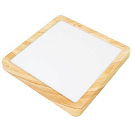 Светильник светодиодный Leek, 20Вт, 3000-6500К, IP40, дерево, квадрат цены в Воронеже