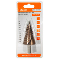 Сверло ступенчатое Sturm! P6M5+Cobalt, по металлу, 6-36мм цены в Воронеже