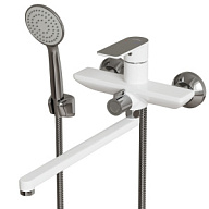 Смеситель Mixline City white ML33-02, для ванны, белый цены в Воронеже