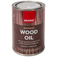 Масло деревозащитное для садовой мебели Неомид Premium Красное дерево, 750мл цены в Воронеже