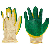 Перчатки х/б "Обливная ладонь", латекс цены в Воронеже